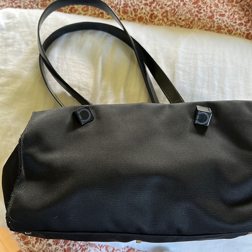 Salvatore Ferragamo Black Shoulder Bag